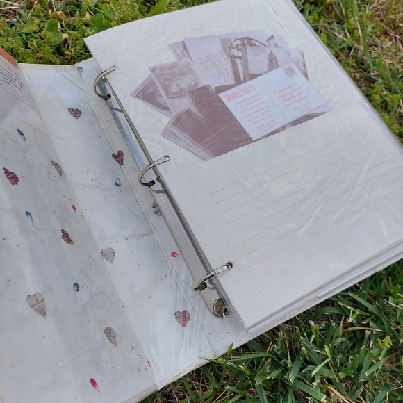 Adorable Vintage Photo Album with Tags - Picture 2 of 3